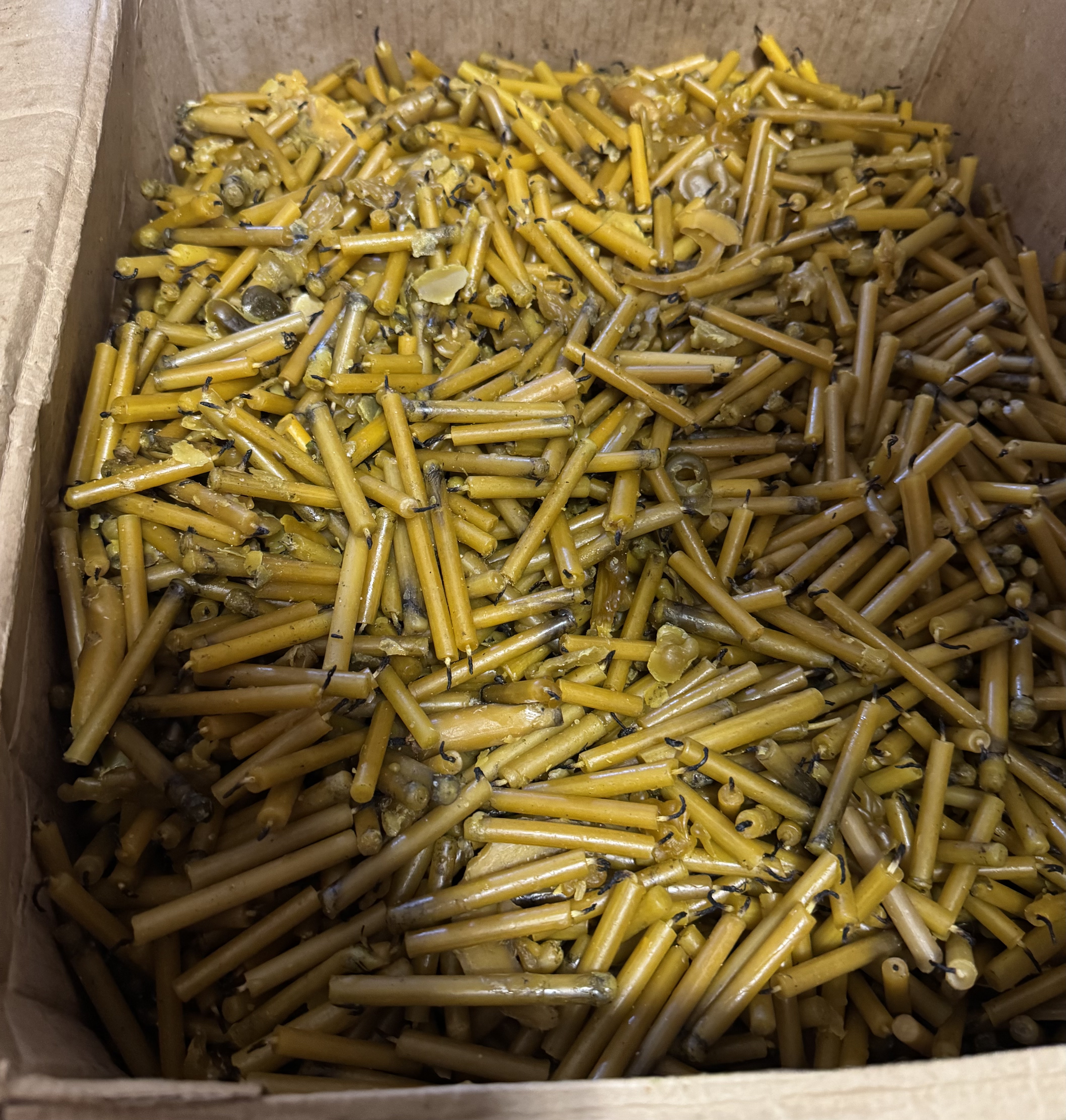 Фото приёмки огарков